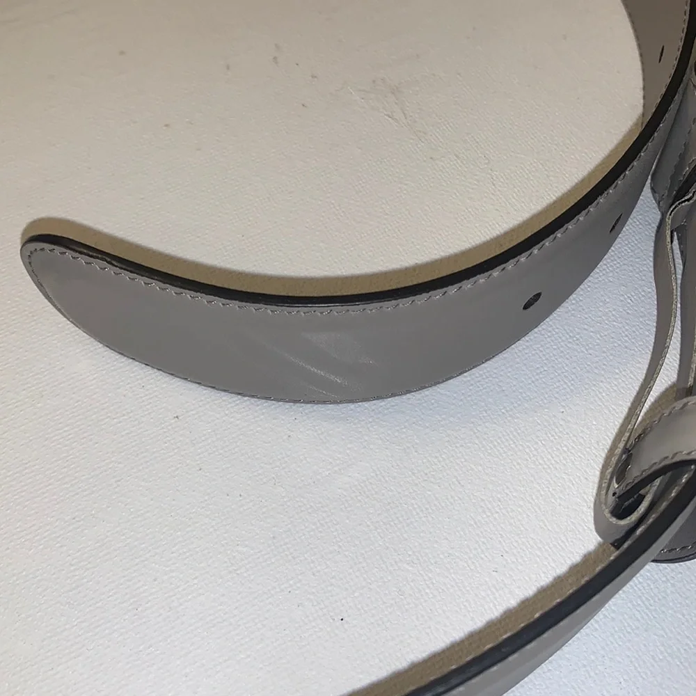 Gucci leather belt interlocking GG